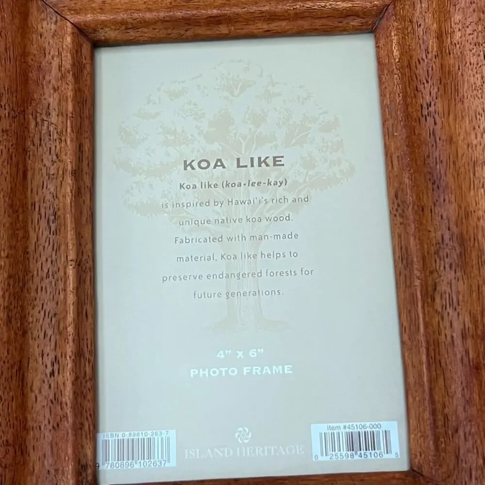Island Heritage Photo Frame 4 x 6